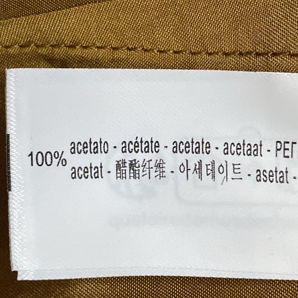 NWT. Zara ZW Collection Golden Satin Effect Asymmetric Flowing Midi Skirt Size S - Picture 8 of 9